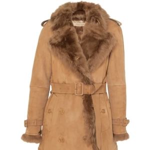 Burberry sheep shearling jacket